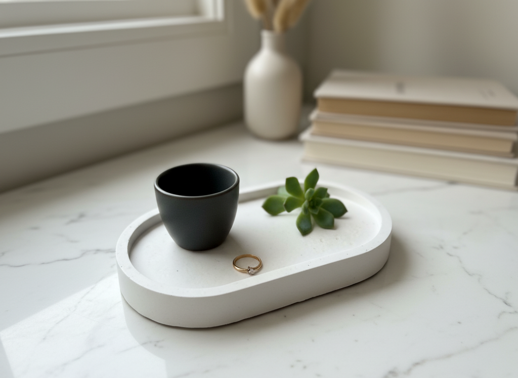 Serenity Trinket Tray – Handcrafted Minimal Catchall